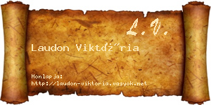 Laudon Viktória névjegykártya